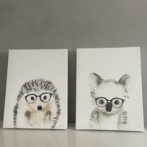 BEAUTIFUL Canvas Nursery Art set